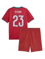 Portugali Vitinha #23 Kotipaita Lasten MM-kisat 2026 Lyhythihainen (+ shortsit)